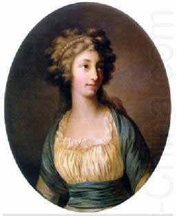 Portrait of Dorothea von Medem (1761-1821), Duchess of Courland, Joseph Friedrich August Darbes
